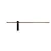 ΑΠΛΙΚΑ TOIXOY ΜΕΤΑΛΛΙΚΗ LED 12W 12W 3000K 1000Lm 1000X200X40mm  ΜΑΥΡΟ ARTE ILLUMINA CLIO