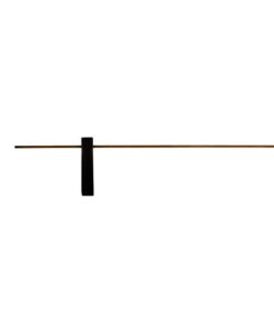 ΑΠΛΙΚΑ TOIXOY ΜΕΤΑΛΛΙΚΗ LED 12W 12W 3000K 1000Lm 1000X200X40mm  ΜΑΥΡΟ ARTE ILLUMINA CLIO