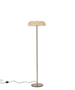 ΦΩΤΙΣΤΙΚΟ ΕΠΙΔΑΠΕΔΙΟ ΜΕΤΑΛΛIKO LED 10W 3000K 1080Lm Φ350x1350mm ΧΡΥΣΟ ARTE ILLUMINA PERFORATO