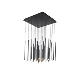 ΦΩΤΙΣΤΙΚΟ ΚΡΕΜΑΣΤΟ ΑΛΟΥΜΙΝΙΟ LED 72W 3000K 7200Lm 800X1500mm ΜΑΥΡΟ ARTE ILLUMINA CASCADE