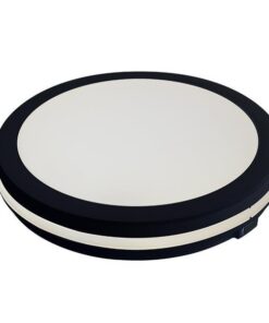 ΠΛΑΦΟΝΙΕΡΑ LED 40W 3600Lm Φ40 3CCT 3000-4000-6500K ΜΑΥΡΟ ARTE ILLUMINA OBEN
