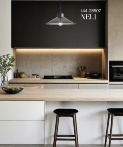 ΦΩΤΙΣΤΙΚΟ ΚΡΕΜΑΣΤΟ ΜΟΝΟΦΩΤΟ 1XΕ27 360X1150mm ΓΥΑΛΙΣΤΕΡΟ ΣΚΟΥΡΟ ΠΡΑΣΙΝΟ ARTE ILLUMINA NELI 144-28507