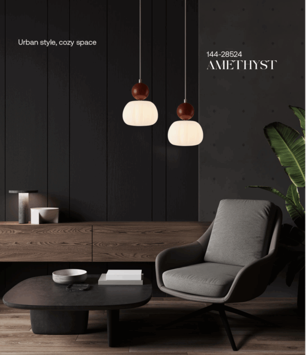 ΦΩΤΙΣΤΙΚΟ ΚΡΕΜΑΣΤΟ ΜΟΝΟΦΩΤΟ G9 60X1240mm ΛΕΥΚΟ-KOKKINO ARTE ILLUMINA AMETHYST EUROLAMP – 144-28524