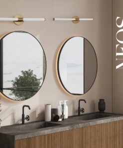 ΑΠΛΙΚΑ ΜΠΑΝΙΟΥ LED 8W 720Lm 4000Κ 600mm IP44 ΜΠΡΟΝΖΕ ARTE ILLUMINA NEOS EUROLAMP – 144-80553