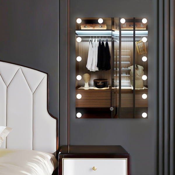 ΚΑΘΡΕΠΤΗΣ ΜΑΚΙΓΙΑΖ ΠΑΡΑΛΛΗΛΟΓΡΑΜΜΟΣ LED 14W 1000Lm 85-265V 50X70 CM ARTE ILLUMINA MIRO EUROLAMP – 144-88009