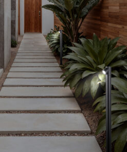 ΚΟΛΩΝΑΚΙ ΑΛΟΥΜΙΝΙΟΥ 2Χ5W Φ55XH:1200mm IP65 3000K ΜΑΥΡΟ ARTE ILLUMINA EUROLAMP – 145-20651