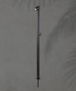 ΚΟΛΩΝΑΚΙ ΑΛΟΥΜΙΝΙΟΥ 2Χ5W Φ55XH:1200mm IP65 3000K ΜΑΥΡΟ ARTE ILLUMINA EUROLAMP – 145-20651
