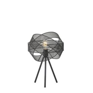 ΦΩΤΙΣΤΙΚΟ ΕΠΙΤΡΑΠΕΖΙΟ ΜΕΤΑΛΛΟ 1XE27  MAX 40W 300X300X4700mm ΜΑΥΡΟ ARTE ILLUMINA OGGI