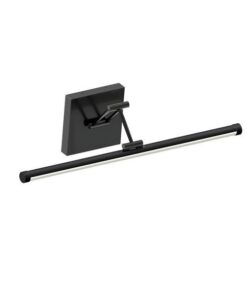 ΦΩΤΙΣΤΙΚΟ ΜΠΑΝΙΟΥ ΑΛΟΥΜΙΝΙΟ 14W 3CCT 600mm IP44 ΜΑΥΡΟ ARTE ILLUMINA AURA