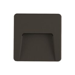 ΦΩΤΙΣΤΙΚΟ ΤΟΙΧΟΥ SLIM LED 3W IP65 230V 3CCT 120X120mm ΜΑΥΡΟ PRO ARTE ILLUMINA