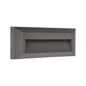 ΑΠΛΙΚΑ ΤΟΙΧΟΥ LED SLIM 2W IP65 220-240V 3CCT 230X80X27mm ΓΡΑΦΙΤΗΣ PRO ARTE ILLUMINA