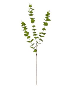 GloboStar® Artificial Garden EUCALYPTUS BRANCH 20484 Τεχνητό Διακοσμητικό Κλαδί Ευκάλυπτου Πράσινο Π30 x Μ30 x Υ80m