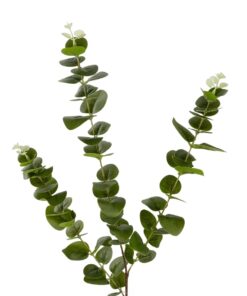 GloboStar® Artificial Garden EUCALYPTUS BRANCH 20484 Τεχνητό Διακοσμητικό Κλαδί Ευκάλυπτου Πράσινο Π30 x Μ30 x Υ80m