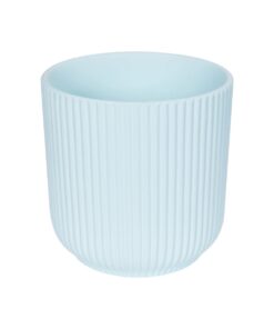 GloboStar® Artificial Garden SEMINYAK 20519 Διακοσμητική Κεραμική Γλάστρα Λευκή Π17 x M17 x Υ17