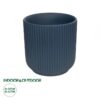 GloboStar® Artificial Garden ULUWATU 20520 Διακοσμητική Κεραμική Γλάστρα Μπλέ Π17 x M17 x Υ17