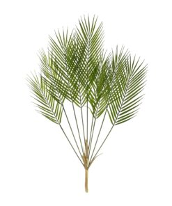 GloboStar® Artificial Garden Green PALMLEAF BRANCH 21155 Τεχνητό Διακοσμητικό Κλαδί Φοίνικα Πράσινο Y90cm