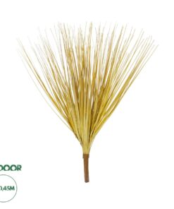 GloboStar® Artificial Garden YELLOW GRASS BOUQUET 21156 Τεχνητό Διακοσμητικό Μπουκέτο Grass Μπέζ Y45cm