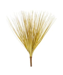 GloboStar® Artificial Garden YELLOW GRASS BOUQUET 21156 Τεχνητό Διακοσμητικό Μπουκέτο Grass Μπέζ Y45cm