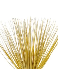 GloboStar® Artificial Garden YELLOW GRASS BOUQUET 21156 Τεχνητό Διακοσμητικό Μπουκέτο Grass Μπέζ Y45cm