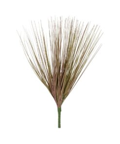 GloboStar® Artificial Garden BEIGE GRASS BOUQUET 21157 Τεχνητό Διακοσμητικό Μπουκέτο Grass Γκρι Y45cm