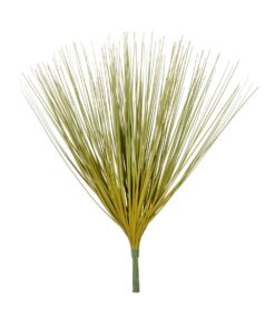 GloboStar® Artificial Garden YELLOW GREEN GRASS BOUQUET 21158 Τεχνητό Διακοσμητικό Μπουκέτο Grass Κίτρινο Πράσινο Y45cm