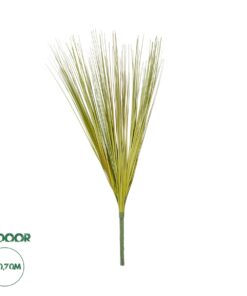 GloboStar® Artificial Garden GREEN GRASS BOUQUET 21161 Τεχνητό Διακοσμητικό Μπουκέτο Grass Πράσινο Y70cm