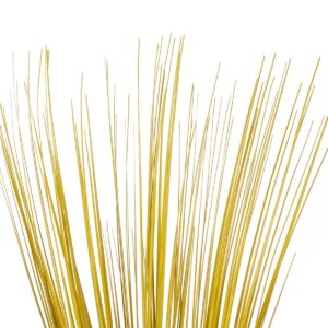 GloboStar® Artificial Garden YELLLOW GRASS BOUQUET 21162 Τεχνητό Διακοσμητικό Μπουκέτο Grass Κίτρινο Y90cm