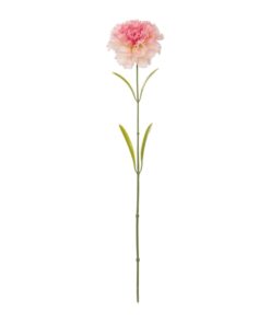 GloboStar® Artificial Garden PING CARNATION BRANCH 21209 Τεχνητό Διακοσμητικό Κλαδί Γαρίφαλο Ρόζ Y60cm