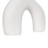 GloboStar® Artificial Garden TOLEDO 21251 Διακοσμητικό Κεραμικό Βάζo Λευκό Π27 x Μ6 x Υ24 cm