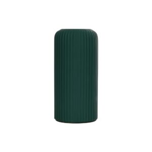 GloboStar® Artificial Garden KUTA 21256 Διακοσμητικό Κεραμικό Βάζo Πράσινο Π10 x Μ10 x Υ20 cm