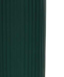 GloboStar® Artificial Garden KUTA 21256 Διακοσμητικό Κεραμικό Βάζo Πράσινο Π10 x Μ10 x Υ20 cm