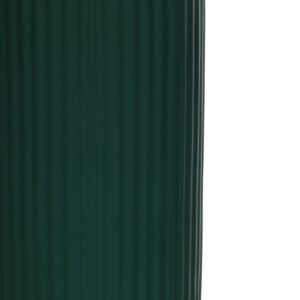 GloboStar® Artificial Garden KUTA 21256 Διακοσμητικό Κεραμικό Βάζo Πράσινο Π10 x Μ10 x Υ20 cm
