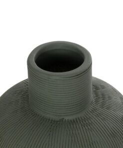 GloboStar® Artificial Garden MALACHITE 21264 Διακοσμητικό Κεραμικό Βάζo Πράσινο Π13 x Μ13 x Υ16cm