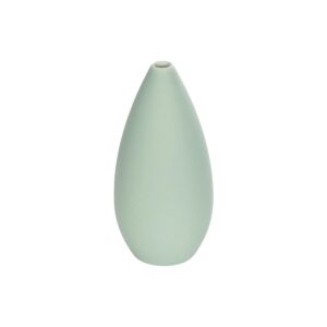 GloboStar® Artificial Garden SEYHELLES 21266 Διακοσμητικό Κεραμικό Βάζo Τιρκουάζ Π8 x Μ8 x Υ16cm