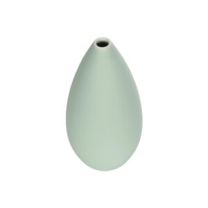GloboStar® Artificial Garden SEYHELLES 21266 Διακοσμητικό Κεραμικό Βάζo Τιρκουάζ Π8 x Μ8 x Υ16cm