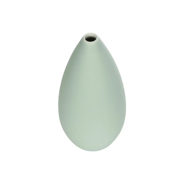 GloboStar® Artificial Garden SEYHELLES 21266 Διακοσμητικό Κεραμικό Βάζo Τιρκουάζ Π8 x Μ8 x Υ16cm