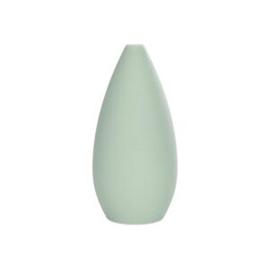 GloboStar® Artificial Garden SEYHELLES 21266 Διακοσμητικό Κεραμικό Βάζo Τιρκουάζ Π8 x Μ8 x Υ16cm