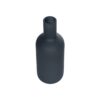 GloboStar® Artificial Garden MYSTIQUE 21275 Διακοσμητικό Κεραμικό Βάζo Γκρι Π7 x Μ7 x Υ20cm