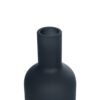 GloboStar® Artificial Garden MYSTIQUE 21275 Διακοσμητικό Κεραμικό Βάζo Γκρι Π7 x Μ7 x Υ20cm
