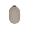 GloboStar® Artificial Garden PHUKET 21276 Διακοσμητικό Κεραμικό Βάζo Καφέ Π10 x Μ10 x Υ15cm