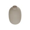 GloboStar® Artificial Garden PHUKET 21276 Διακοσμητικό Κεραμικό Βάζo Καφέ Π10 x Μ10 x Υ15cm