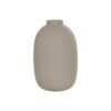 GloboStar® Artificial Garden PHUKET 21276 Διακοσμητικό Κεραμικό Βάζo Καφέ Π10 x Μ10 x Υ15cm