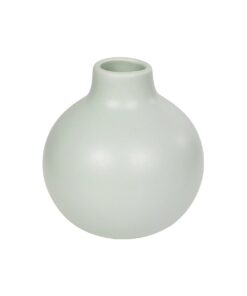 GloboStar® Artificial Garden EMERALD 21279 Διακοσμητικό Κεραμικό Βάζo Τιρκουάζ Π12 x Μ12 x Υ14cm