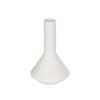 GloboStar® Artificial Garden ARMENINVILLE 21283 Διακοσμητικό Κεραμικό Βάζo Λευκό Π16 x Μ16 x Υ25cm