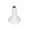 GloboStar® Artificial Garden ARMENINVILLE 21283 Διακοσμητικό Κεραμικό Βάζo Λευκό Π16 x Μ16 x Υ25cm