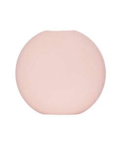 GloboStar® Artificial Garden SICILY 21289 Διακοσμητικό Κεραμικό Βάζo Ροζ Π15 x Μ15 x Υ14cm