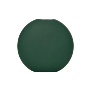 GloboStar® Artificial Garden MENORCA 21292 Διακοσμητικό Κεραμικό Βάζo Πράσινο Π15 x Μ15 x Υ14cm