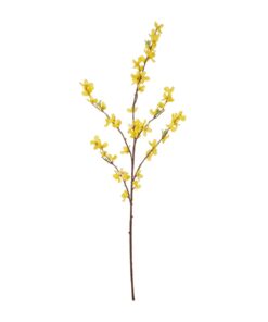 GloboStar® Artificial Garden YELLOW WINDER JASMIN BRANCH 21321 Τεχνητό Διακοσμητικό Κίτρινο Κλαδί Γιασεμί Y92cm