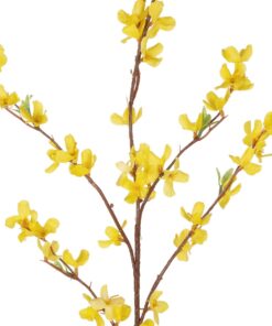 GloboStar® Artificial Garden YELLOW WINDER JASMIN BRANCH 21321 Τεχνητό Διακοσμητικό Κίτρινο Κλαδί Γιασεμί Y92cm