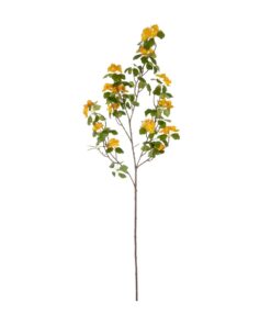 GloboStar® Artificial Garden ORANGE APRICOT BRANCH 21325 Τεχνητό Διακοσμητικό Πορτοκαλί Κλαδί Ροδακινίας Y100cm